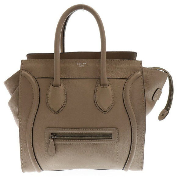 Celine Beige Luggage Handbag - Picture 1 of 6